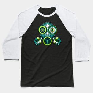 Green Tech Gas mask Quarantine T-Shirt Baseball T-Shirt